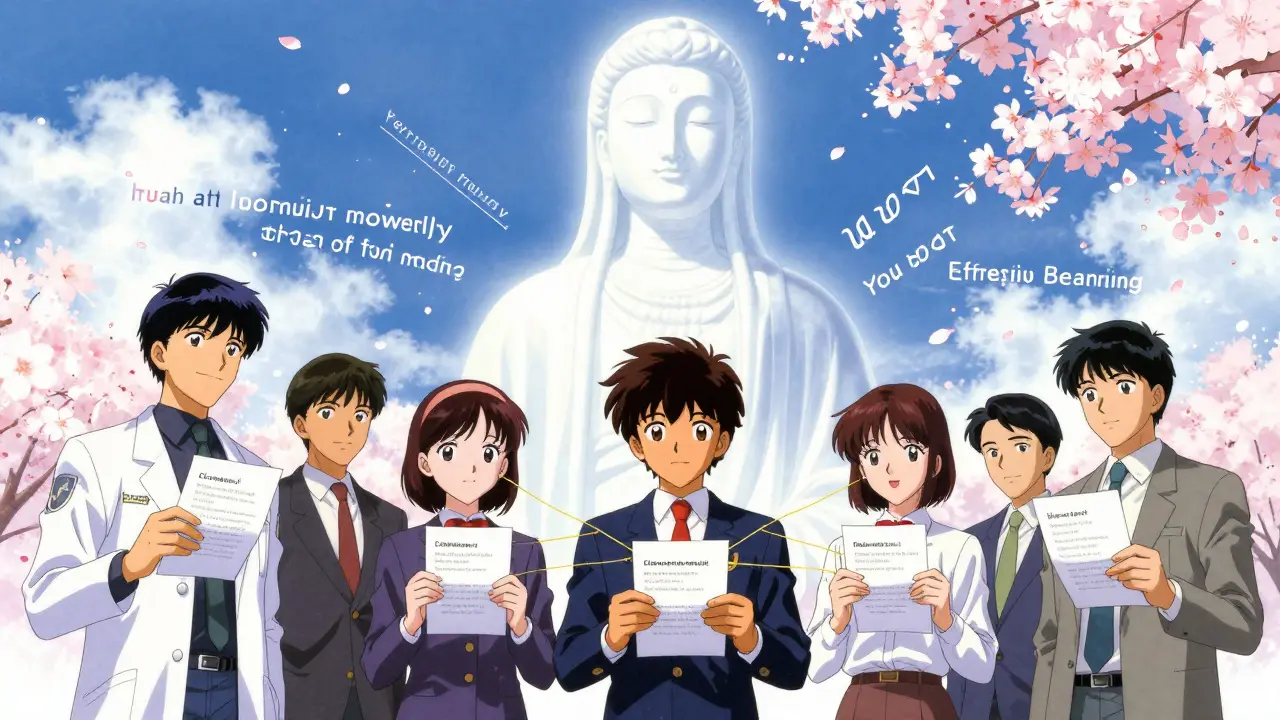 Profesjonelle koblet til en AI-deitet gjennom gulltråder, mens norske ord forvandles til svar.