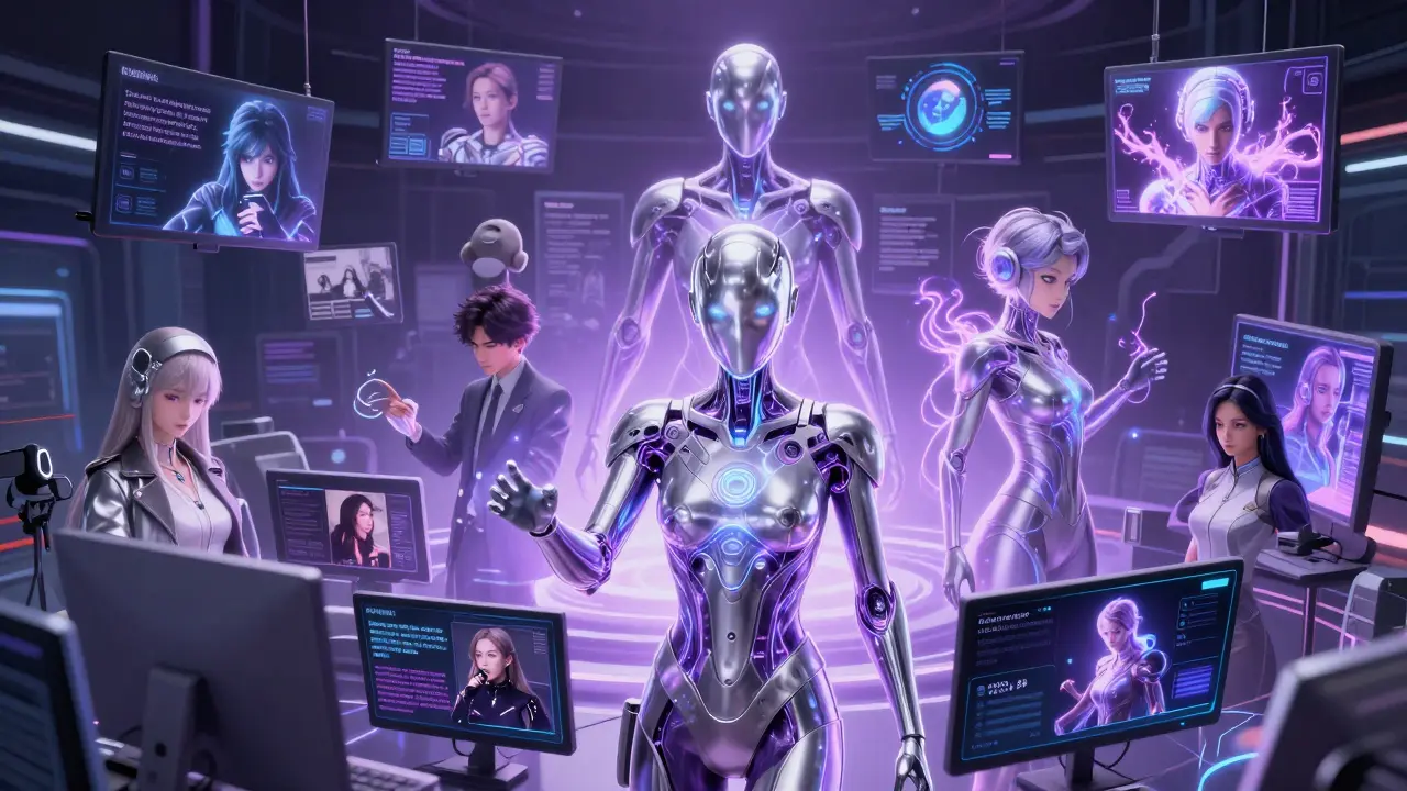 AI-agenter samarbeider om multimodal dataanalyse i Agentic RAG-system