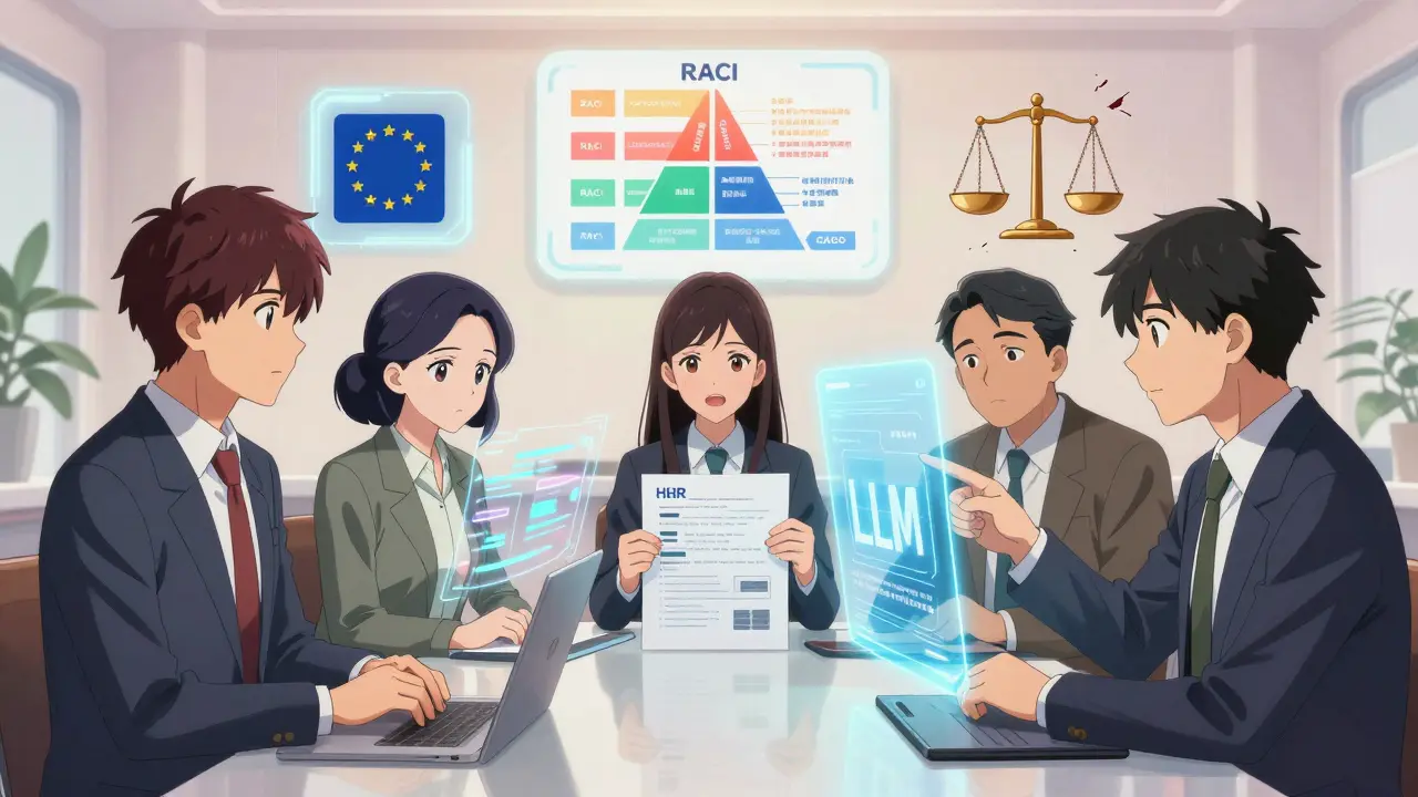 Cross-Functional Committees for Ethical Large Language Model Use