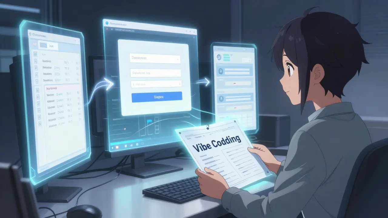Design Patterns Vanlige i Vibe Coding med LLM-er