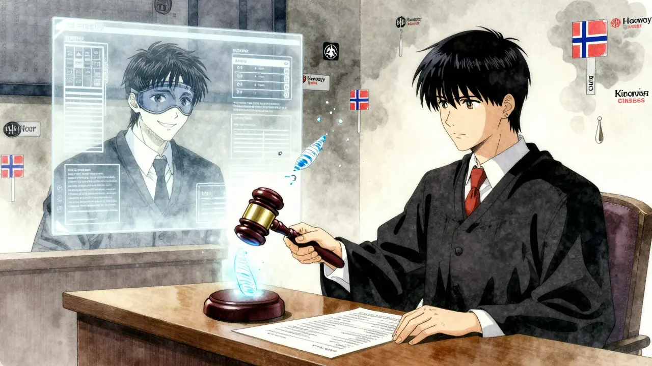 En skyggeaktig angriper manipulerer vektorer som reverseres til kundedata, mens banker og dokumenter oppløses i røyk i et cyberpunk-miljø.