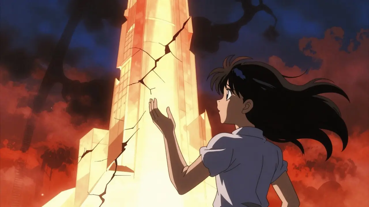 Utvikler ser på sprukket lysstruktur som representerer teknisk gjeld.