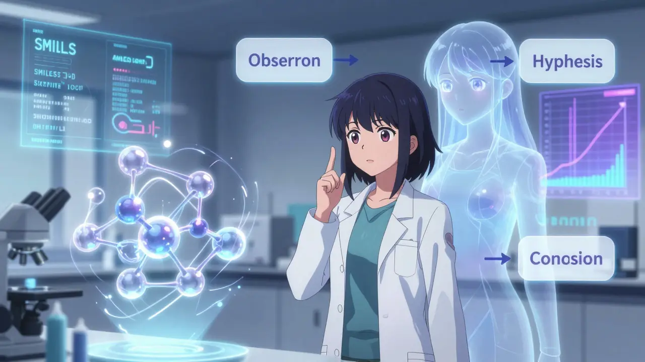 Vitenskapelig oppdaging med tenkningstyrkede store språkmodeller