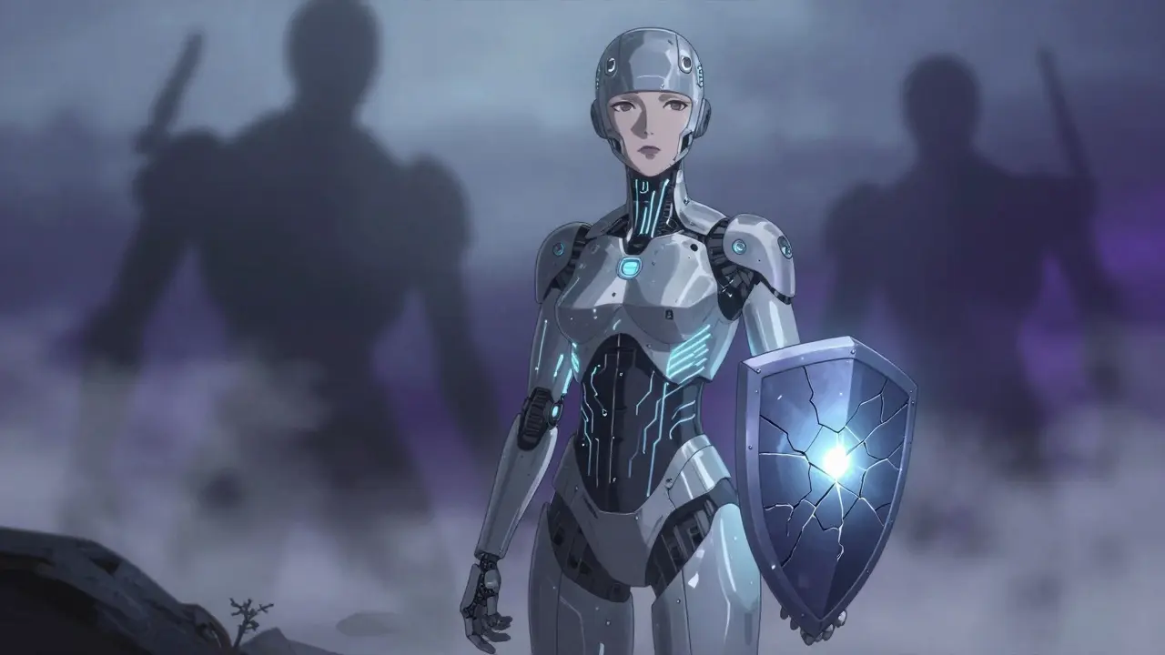 Anime-figuren representerer uforutsigbare farer ved emergente AI-evner