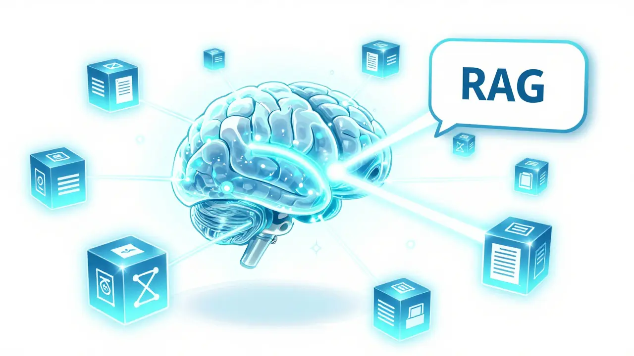 Visuell fremstilling av RAG-teknologi med datastrømmer